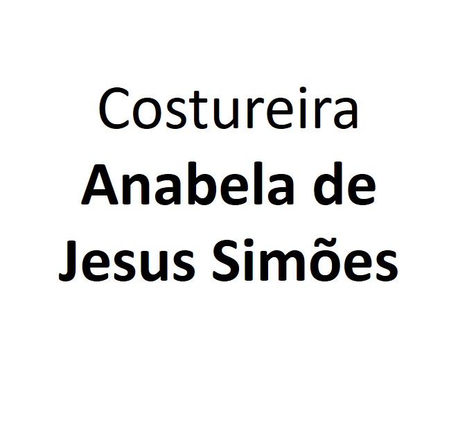 Costureira Anabela de Jesus Simoes