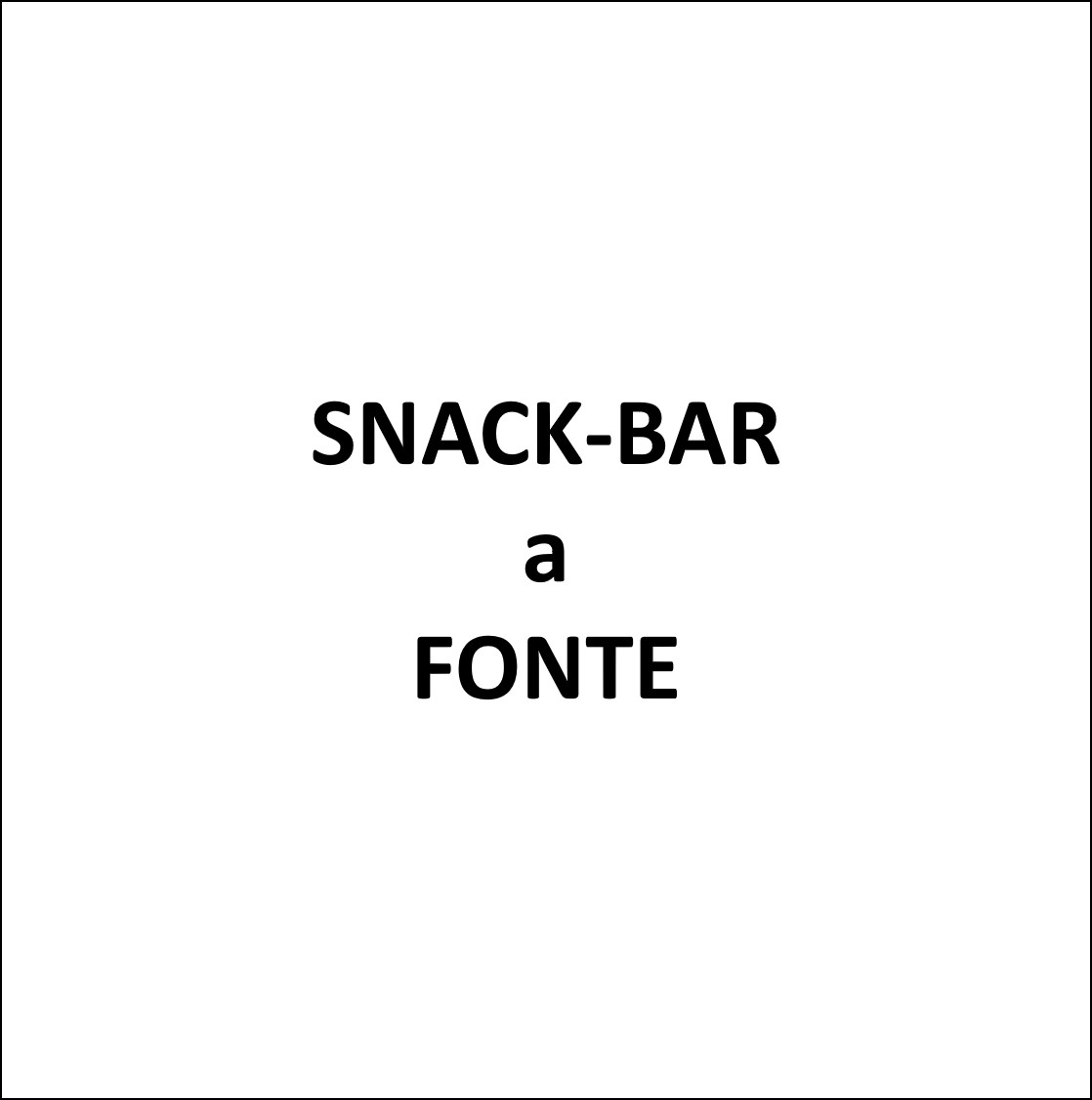 Snack Bar A Fonte