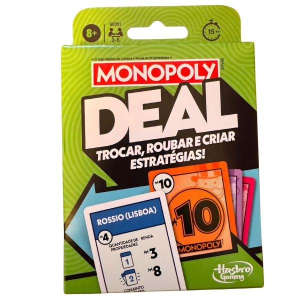 Jogo de cartas Monopoly Deal