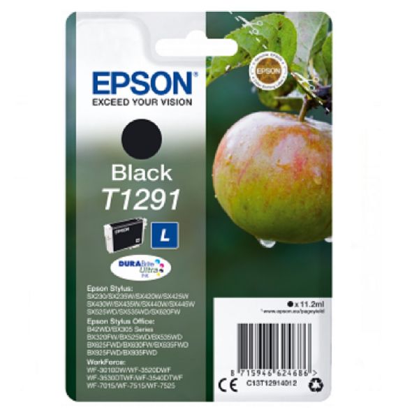 Tinteiro Preto original Epson T1291 - C13T12914010