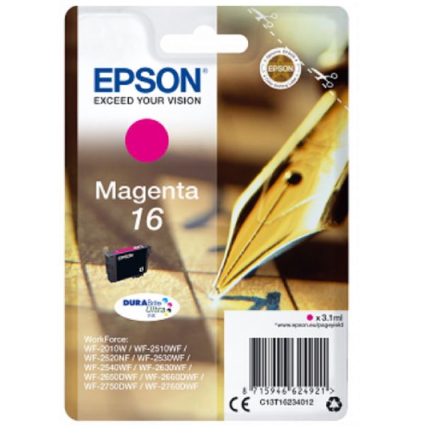 Tinteiro original Epson magenta 16 - C13T16234010