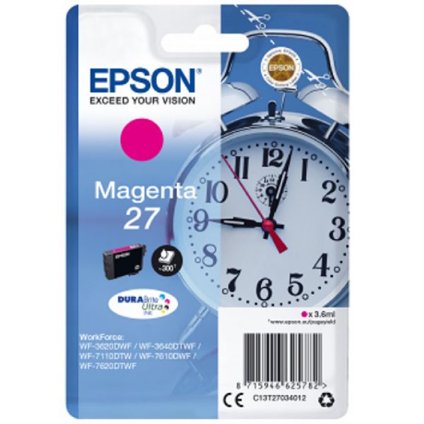 Tinteiro original Epson magenta 27XL - C13T27134010
