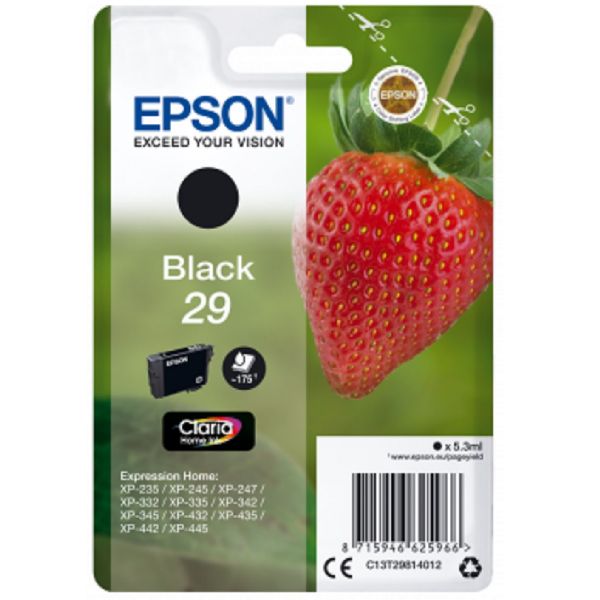 Tinteiro original Epson preto 29 - C13T29814010