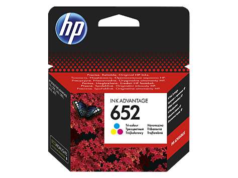 Tinteiro original HP cor 652 - F6V24AE