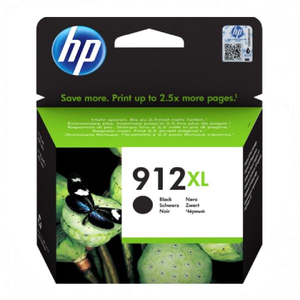 Tinteiro original HP preto 912XL - 3YL84A