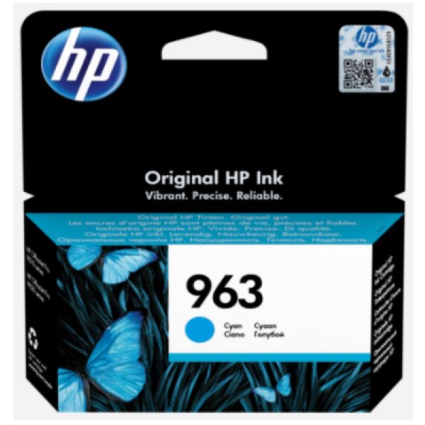 Tinteiro HP original 963 Cyan - 3JA23AE