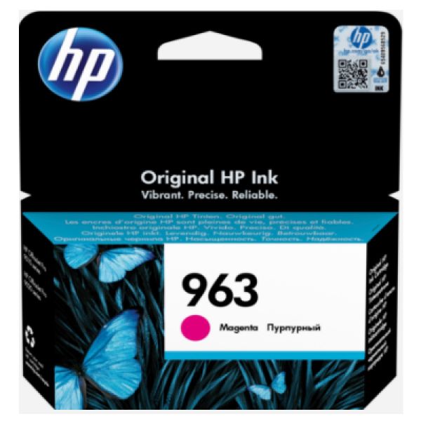 Tinteiro HP original 963 Magenta - 3JA24AE