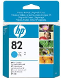 Tinteiro HP 82 Azul Original 