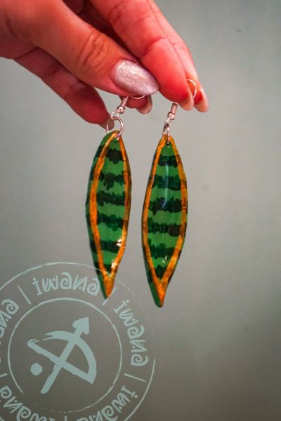 Brincos feito à Mão Espada de S. Jorge / Santa Barbara 