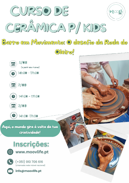 Curso de Cerâmica p/ Kids - Férias Escolares